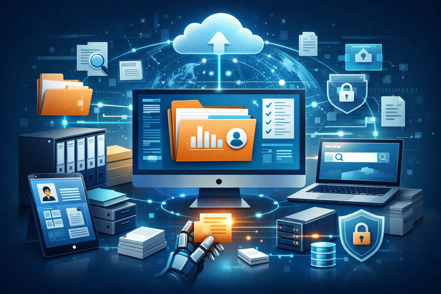 完整的电子化档案管理