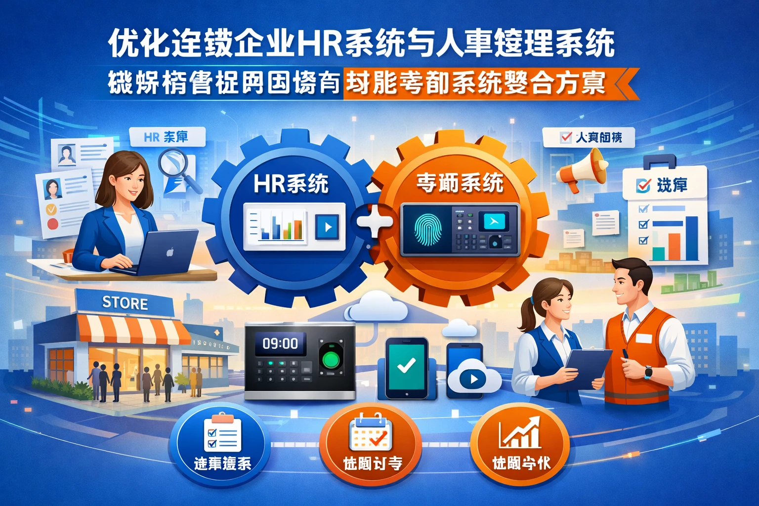 优化连锁企业HR系统与人事管理系统：破解销售招聘困境的智能考勤系统整合方案