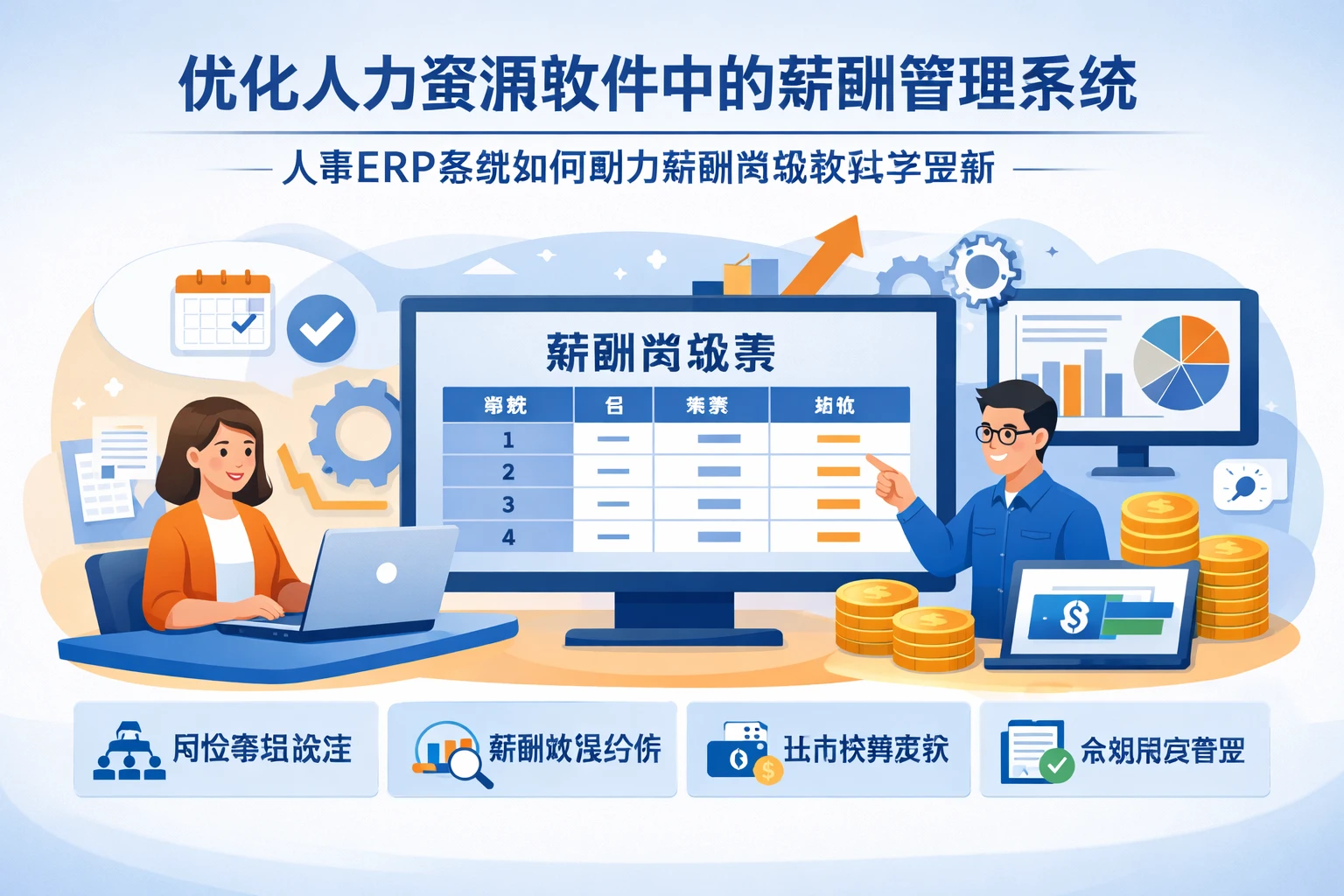 优化人力资源软件中的薪酬管理系统：人事ERP系统如何助力薪酬岗级表科学更新