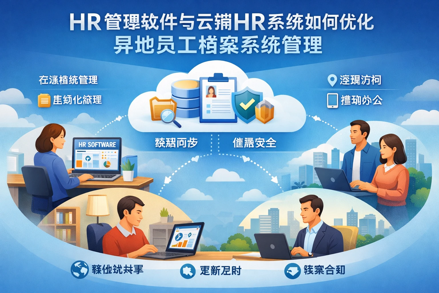 HR管理软件与云端HR系统如何优化异地员工档案系统管理