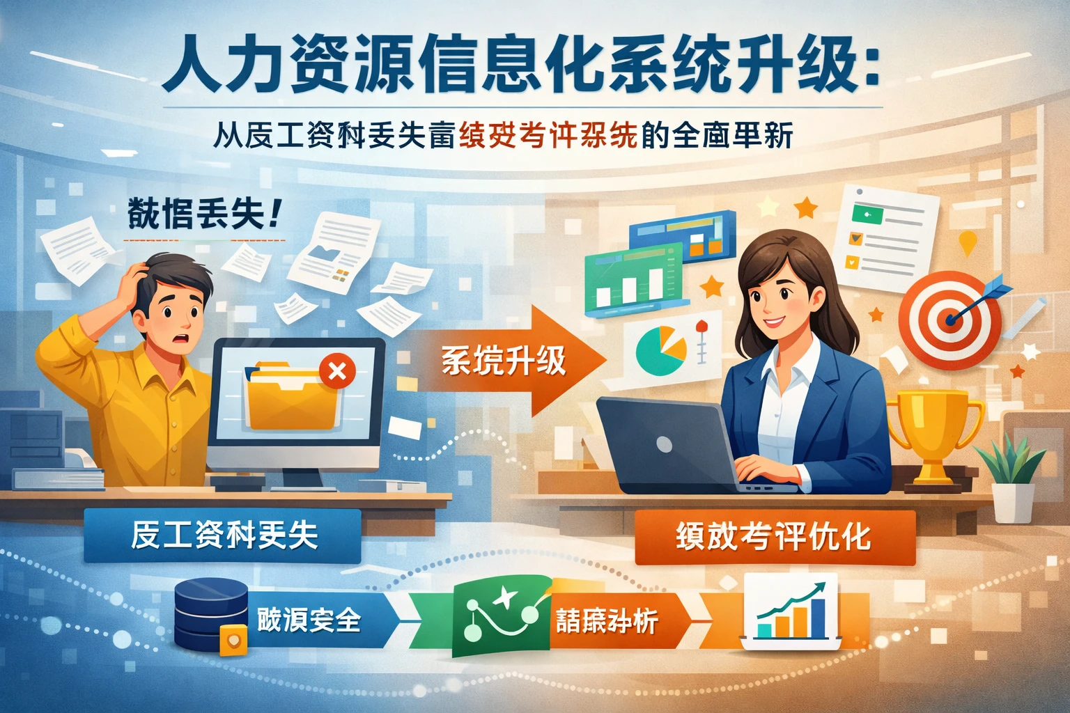 人力资源信息化系统升级：从员工资料丢失看绩效考评系统的全面革新