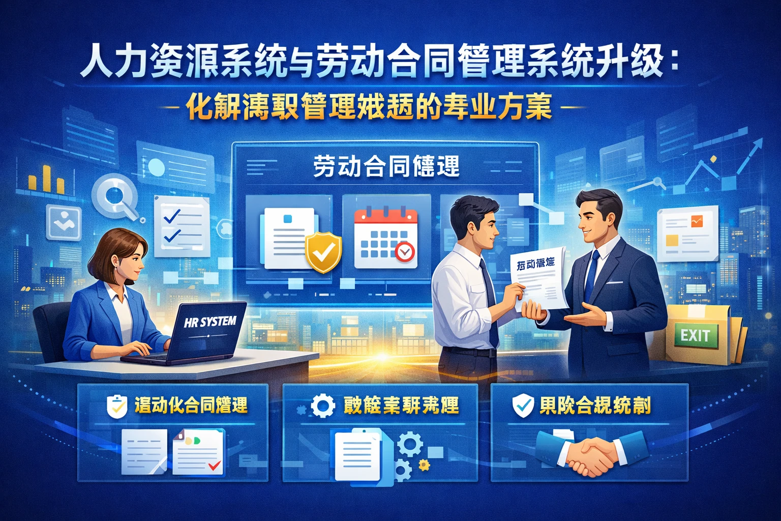 人力资源系统与劳动合同管理系统升级：化解离职管理难题的专业方案