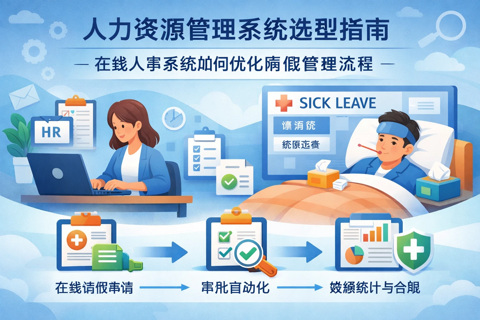 人力资源管理系统选型指南：在线人事系统如何优化病假管理流程