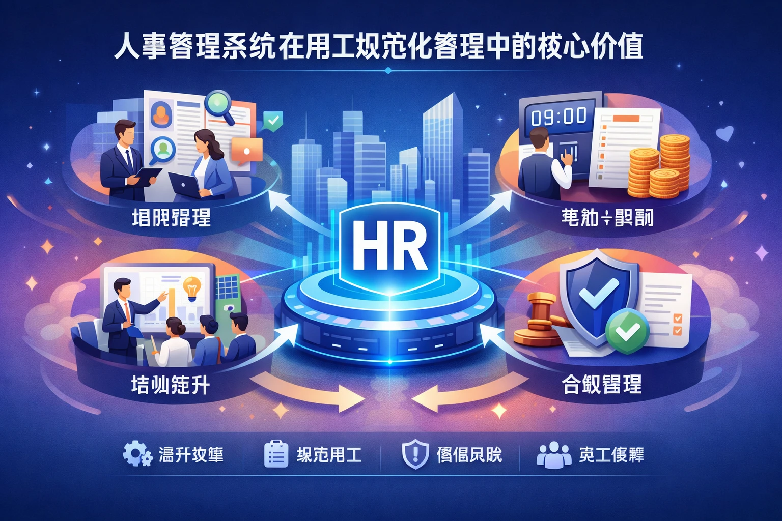 人事管理系统在用工规范化管理中的核心价值