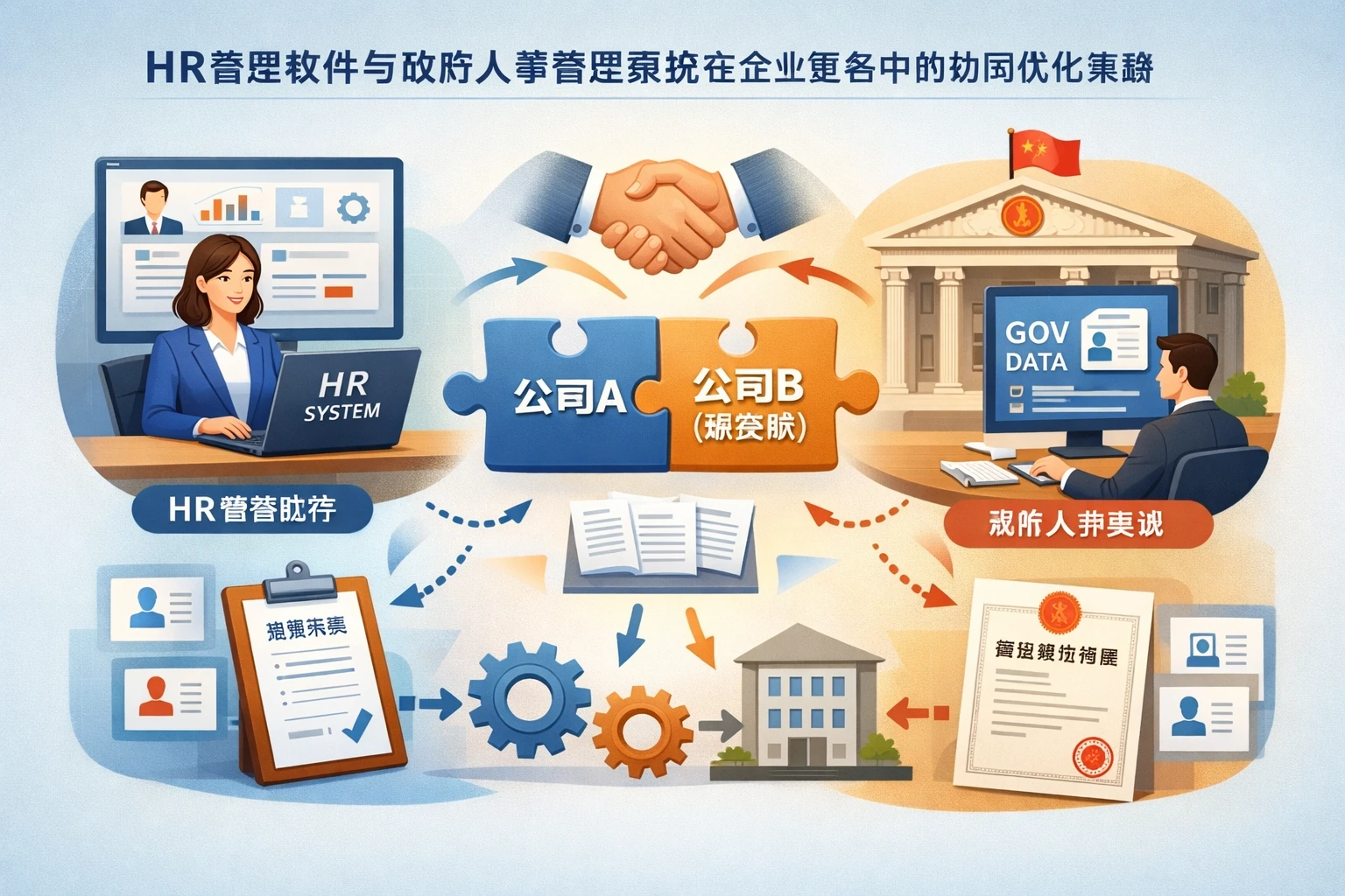 HR管理软件与政府人事管理系统在企业更名中的协同优化策略