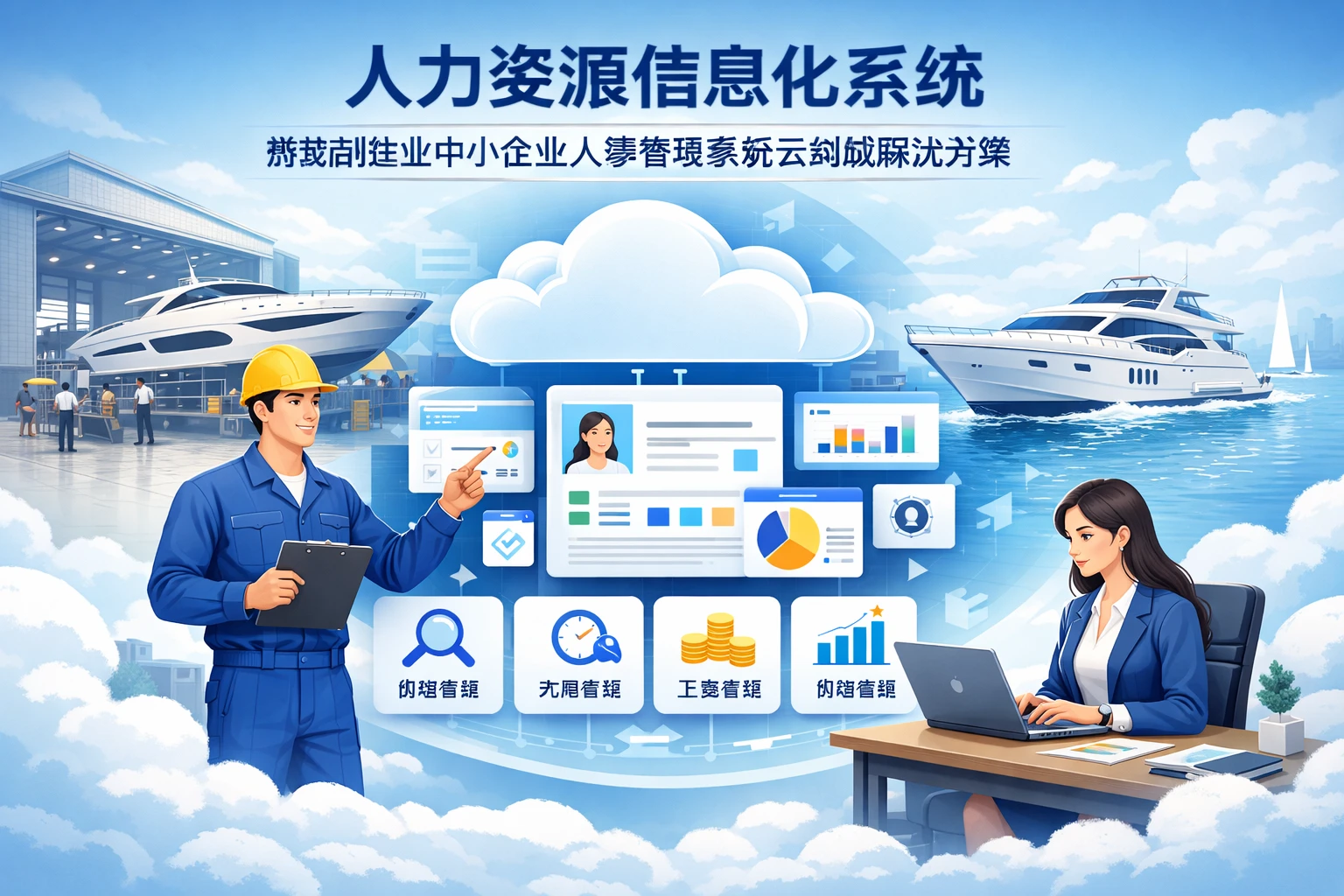 人力资源信息化系统：游艇制造业中小企业人事管理系统云端版解决方案