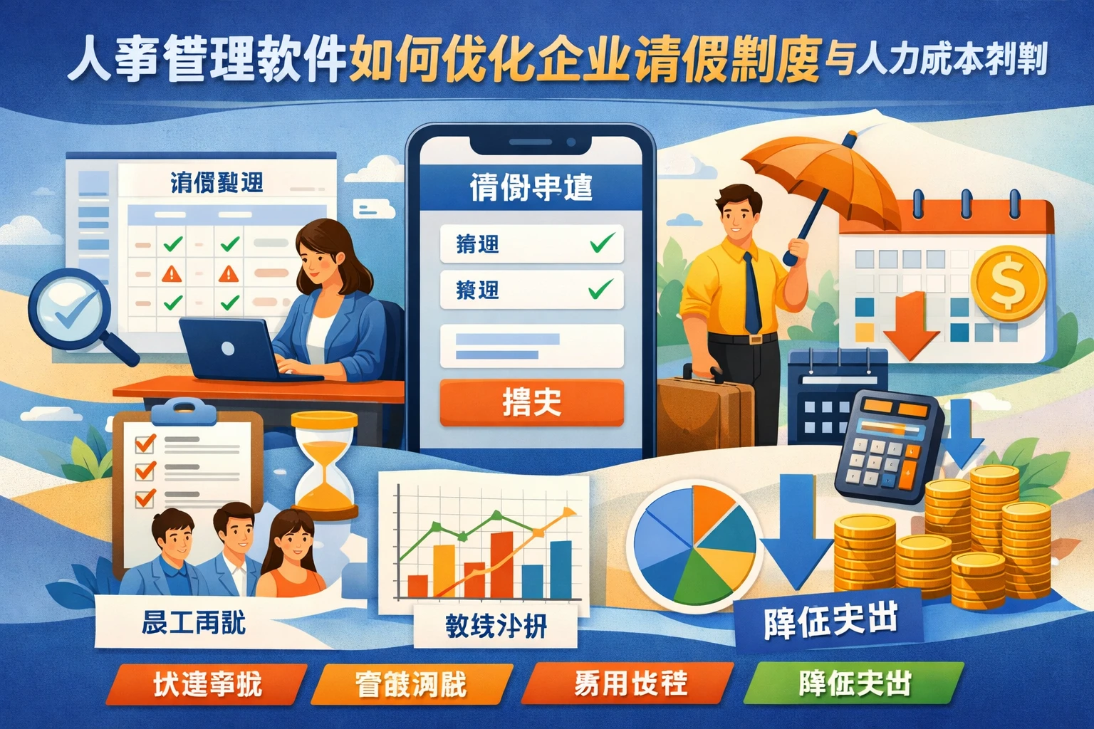 人事管理软件如何优化企业请假制度与人力成本控制