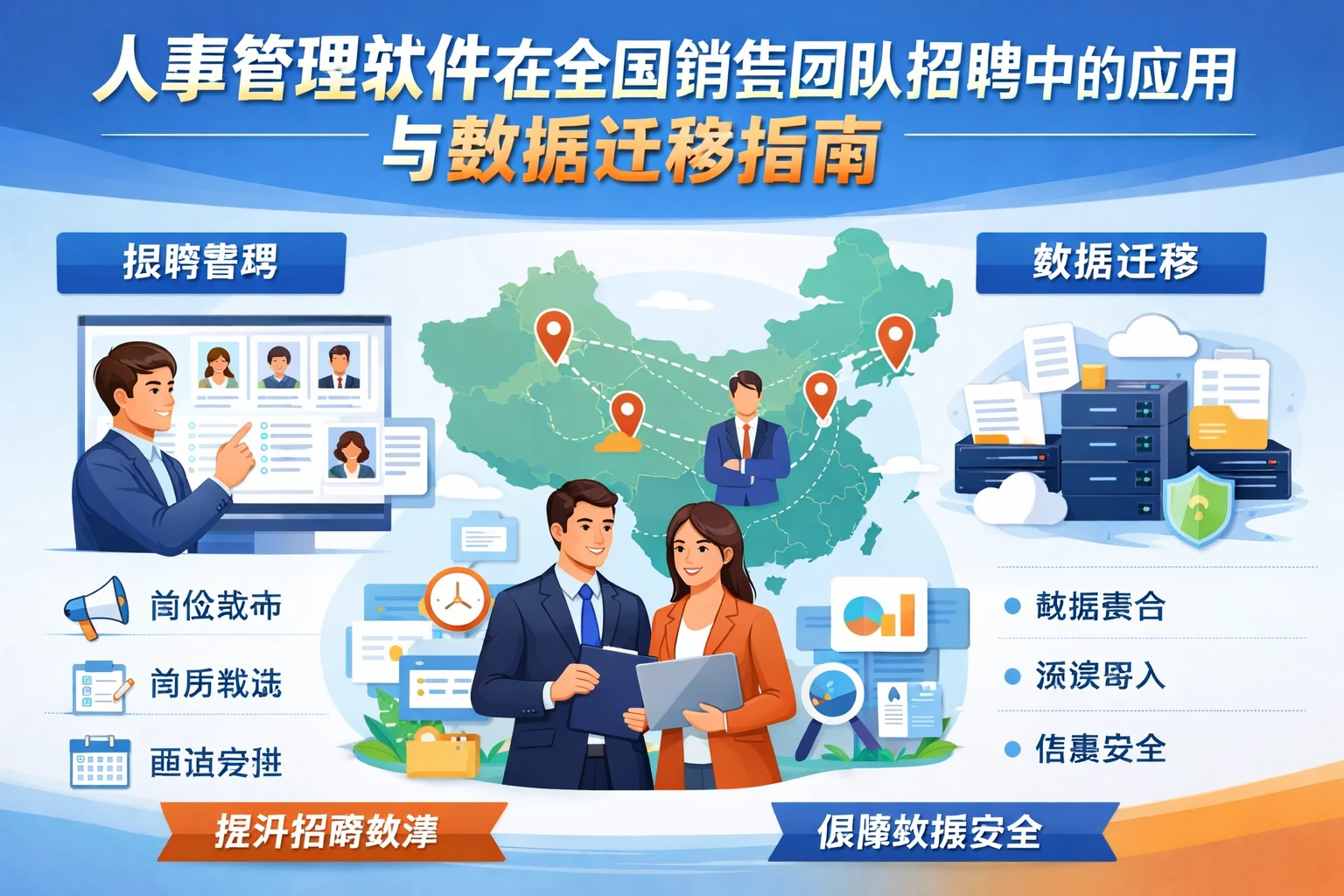 人事管理软件在全国销售团队招聘中的应用与数据迁移指南