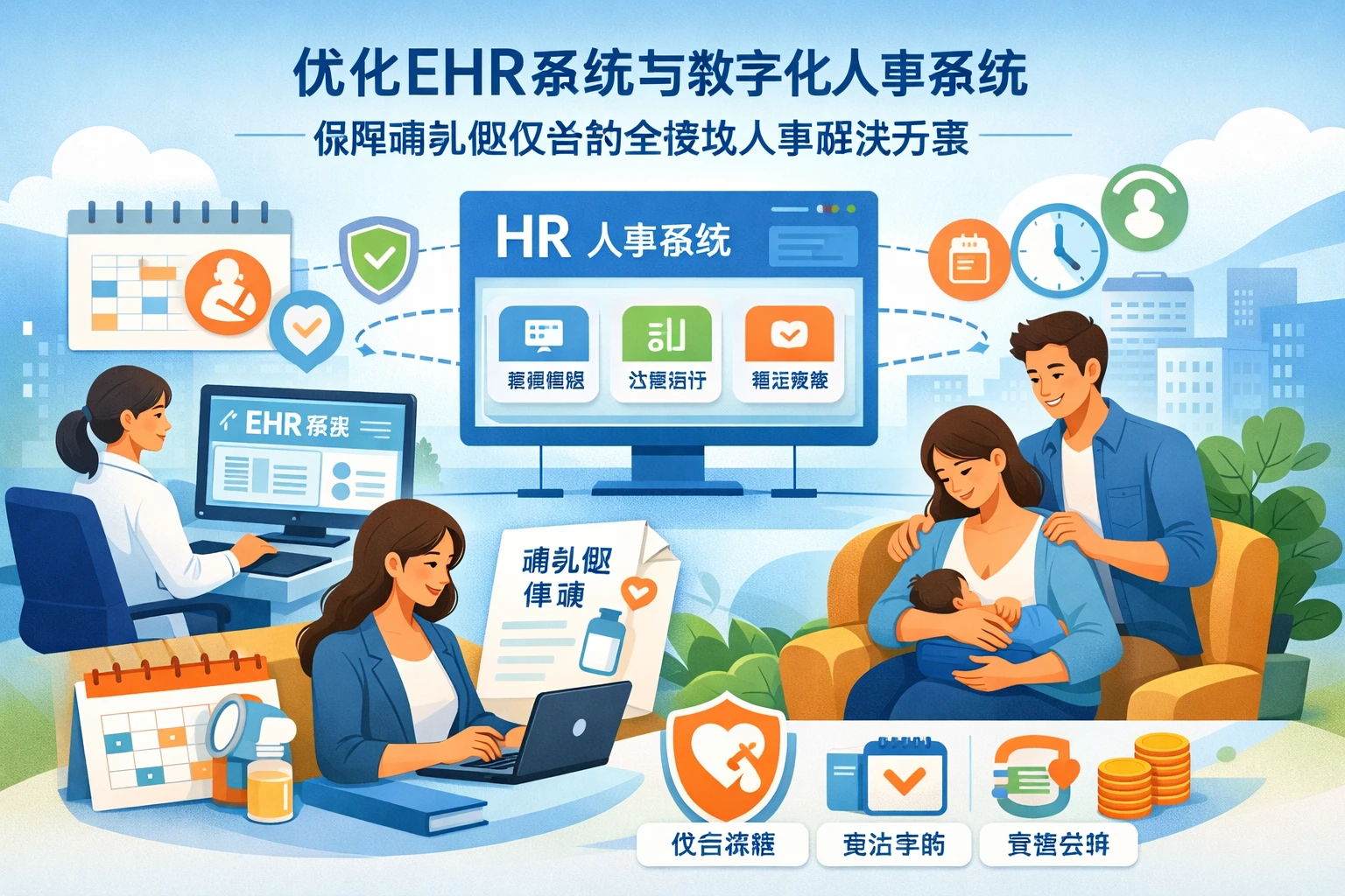 优化ehr系统与数字化人事系统，保障哺乳假权益的全模块人事解决方案