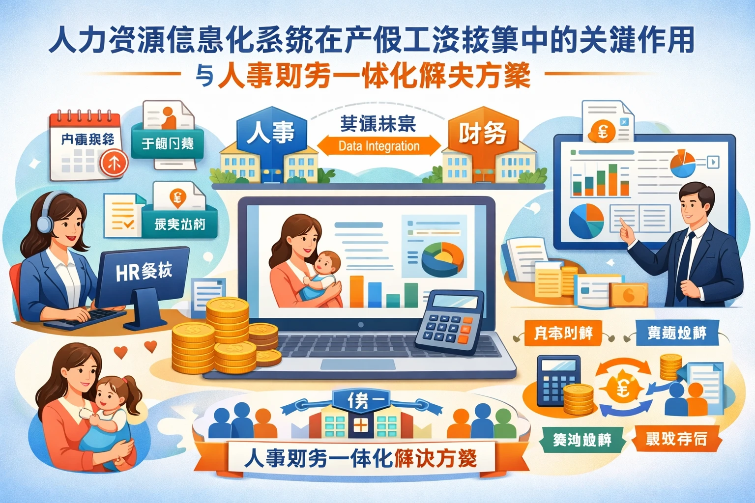 人力资源信息化系统在产假工资核算中的关键作用与人事财务一体化解决方案