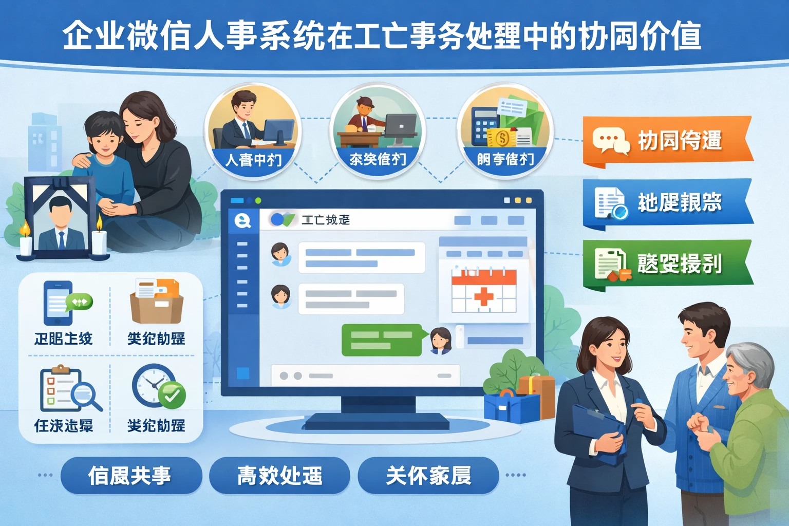 企业微信人事系统在工亡事务处理中的协同价值