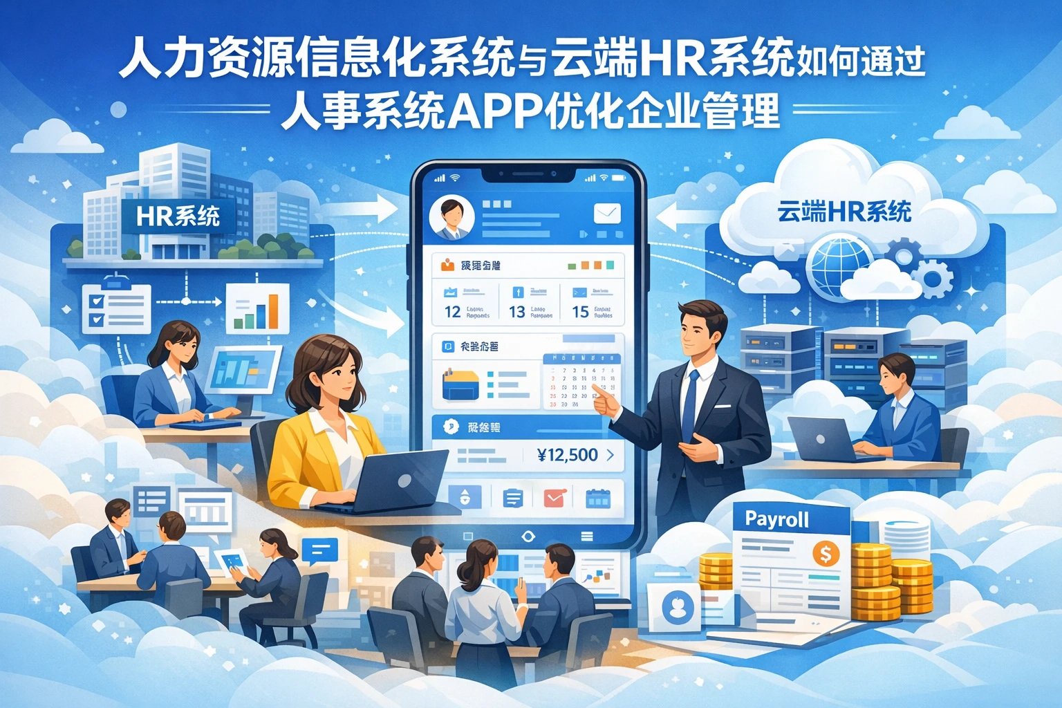 人力资源信息化系统与云端HR系统如何通过人事系统APP优化企业管理