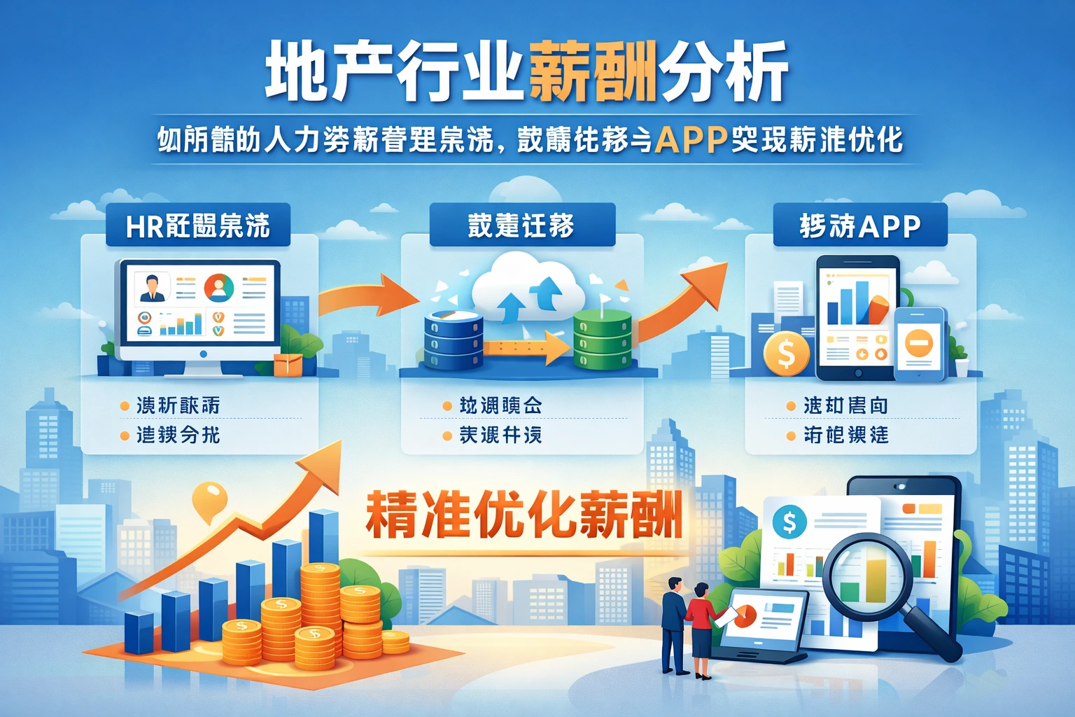 地产行业薪酬分析如何借助人力资源管理系统、数据迁移与APP实现精准优化