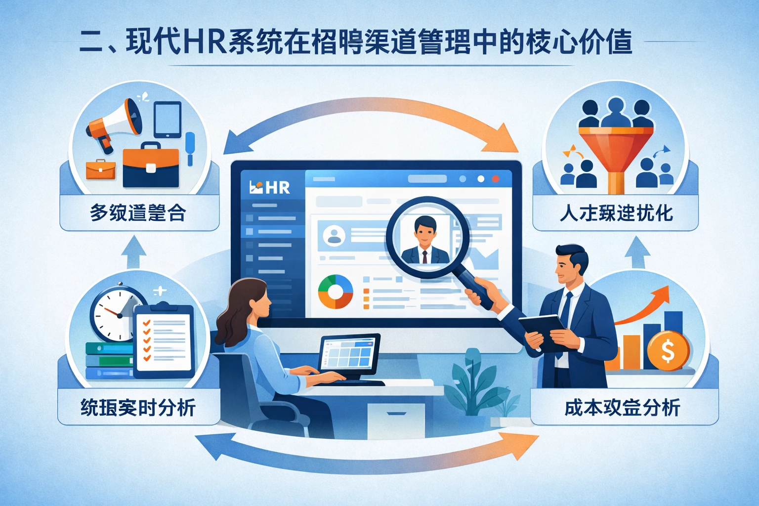 二、现代HR系统在招聘渠道管理中的核心价值