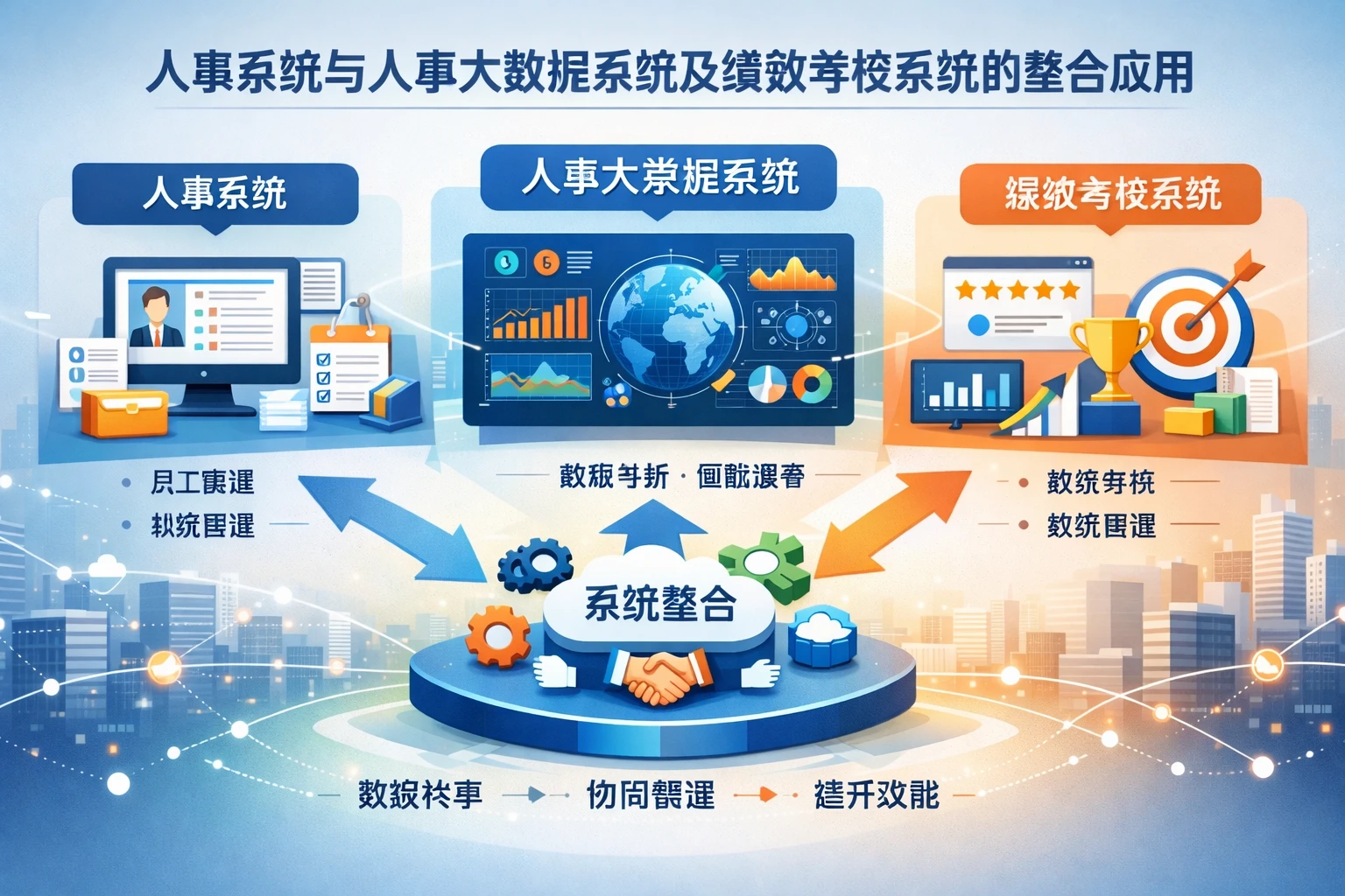 人事系统与人事大数据系统及绩效考核系统的整合应用