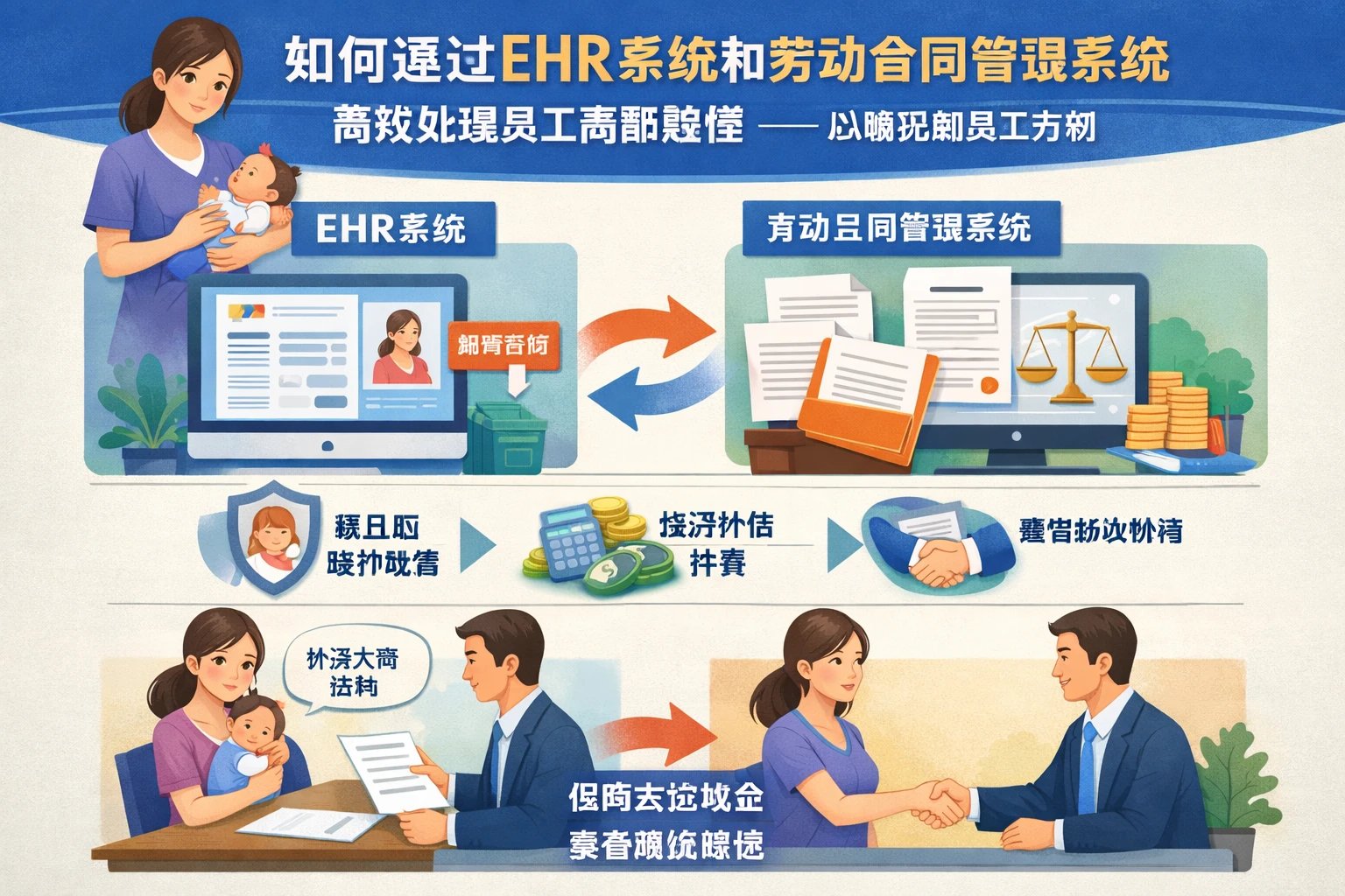 如何通过EHR系统和劳动合同管理系统高效处理员工离职赔偿——以哺乳期员工为例