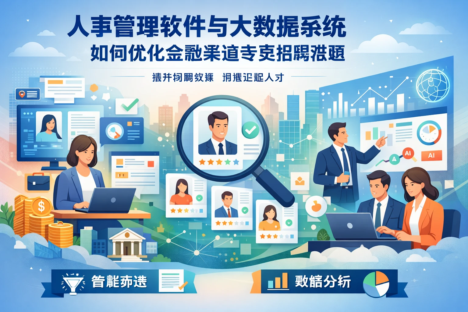 人事管理软件与大数据系统如何优化金融渠道专员招聘难题