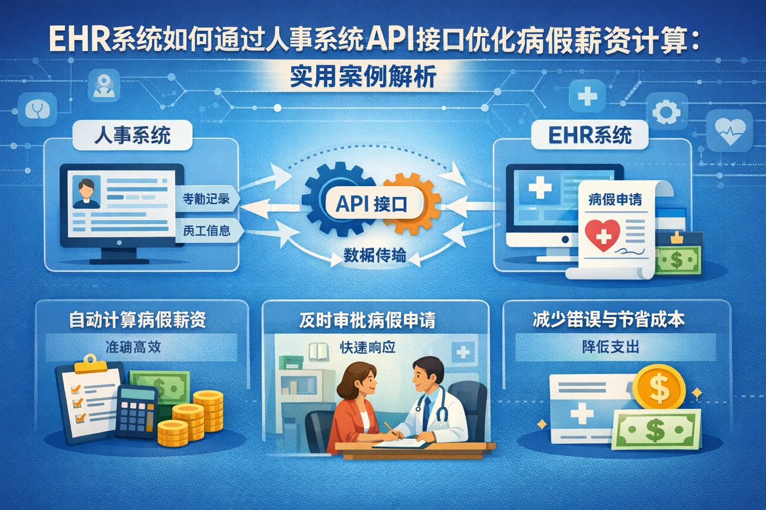 EHR系统如何通过人事系统API接口优化病假薪资计算：实用案例解析