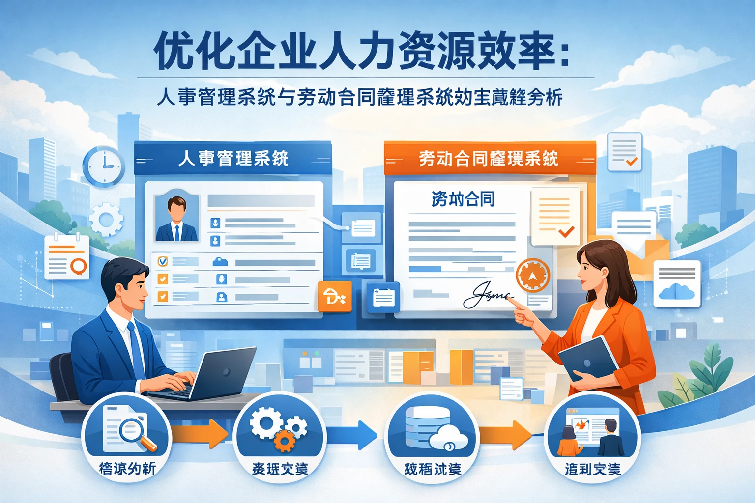 优化企业人力资源效率：人事管理系统与劳动合同管理系统的实施服务解析