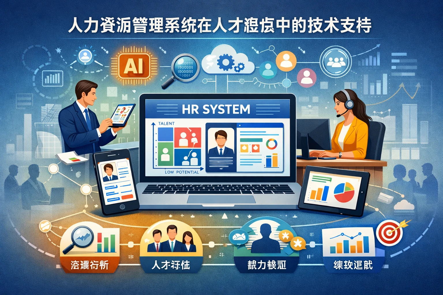 人力资源管理系统在人才盘点中的技术支持