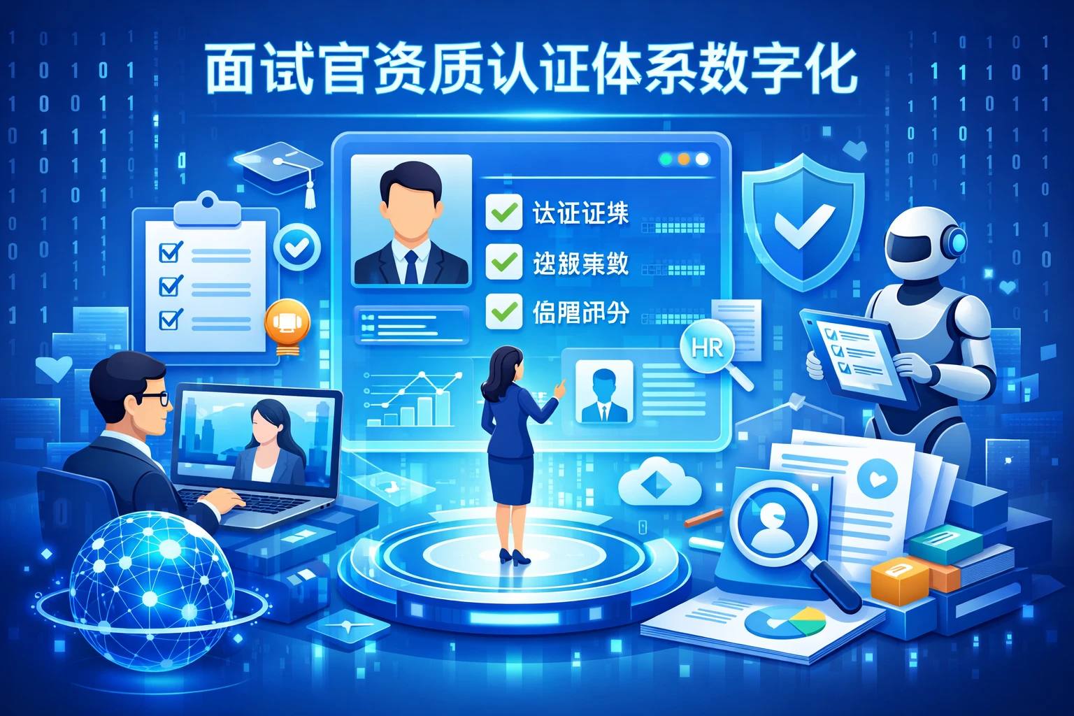 面试官资质认证体系数字化