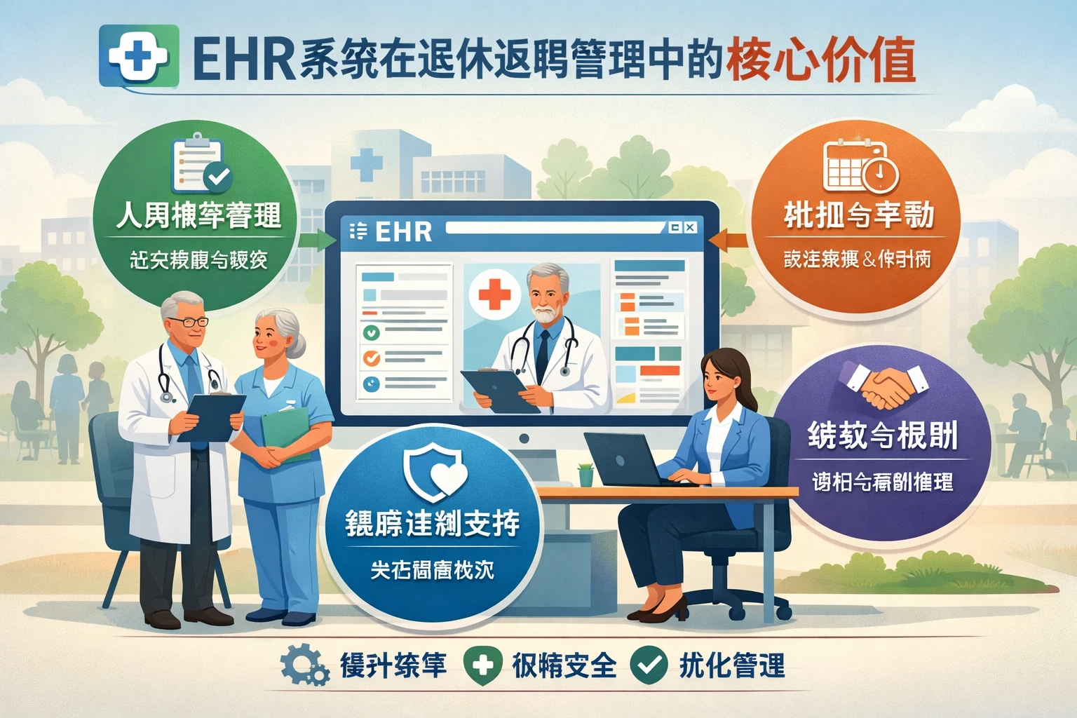 EHR系统在退休返聘管理中的核心价值