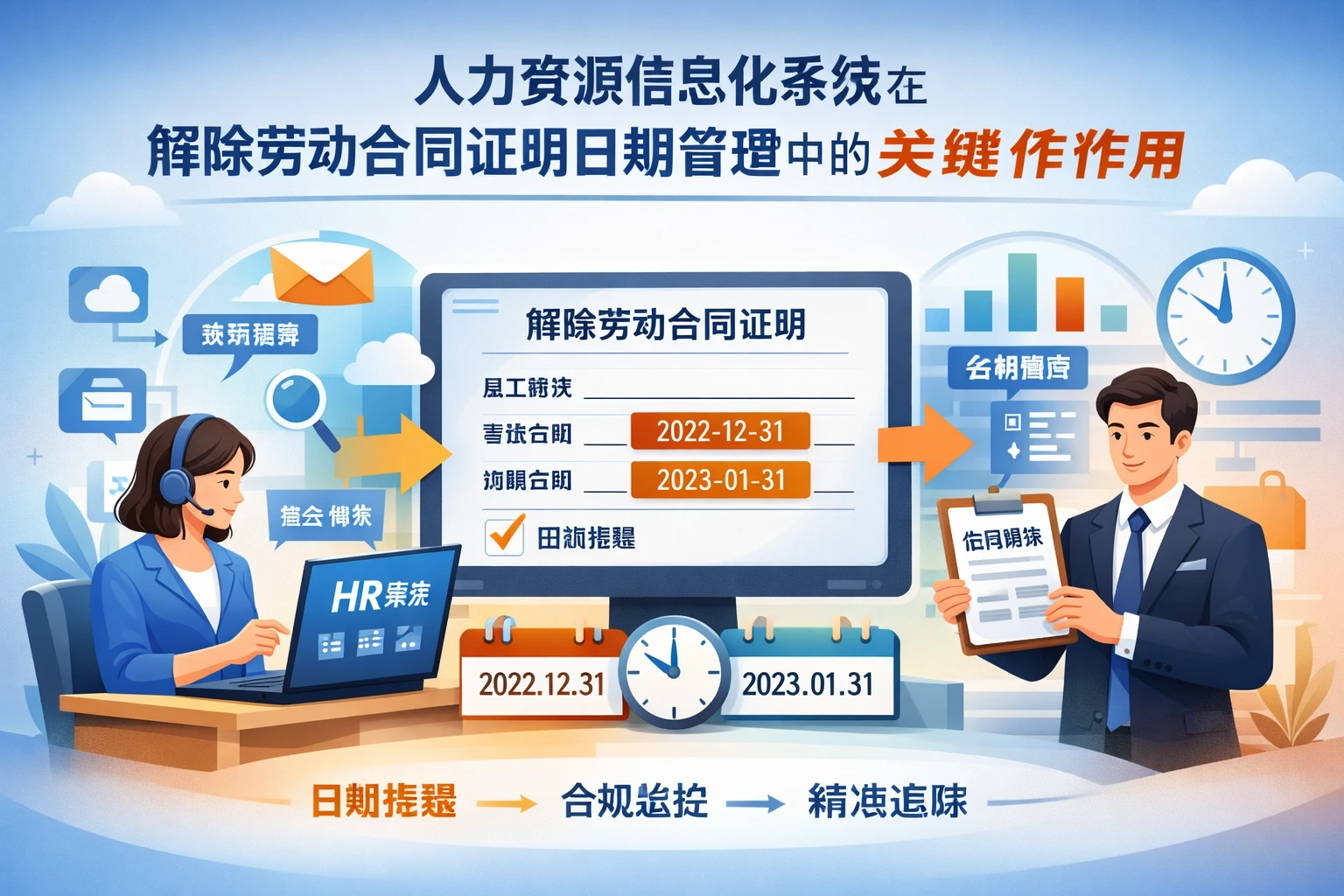 人力资源信息化系统在解除劳动合同证明日期管理中的关键作用