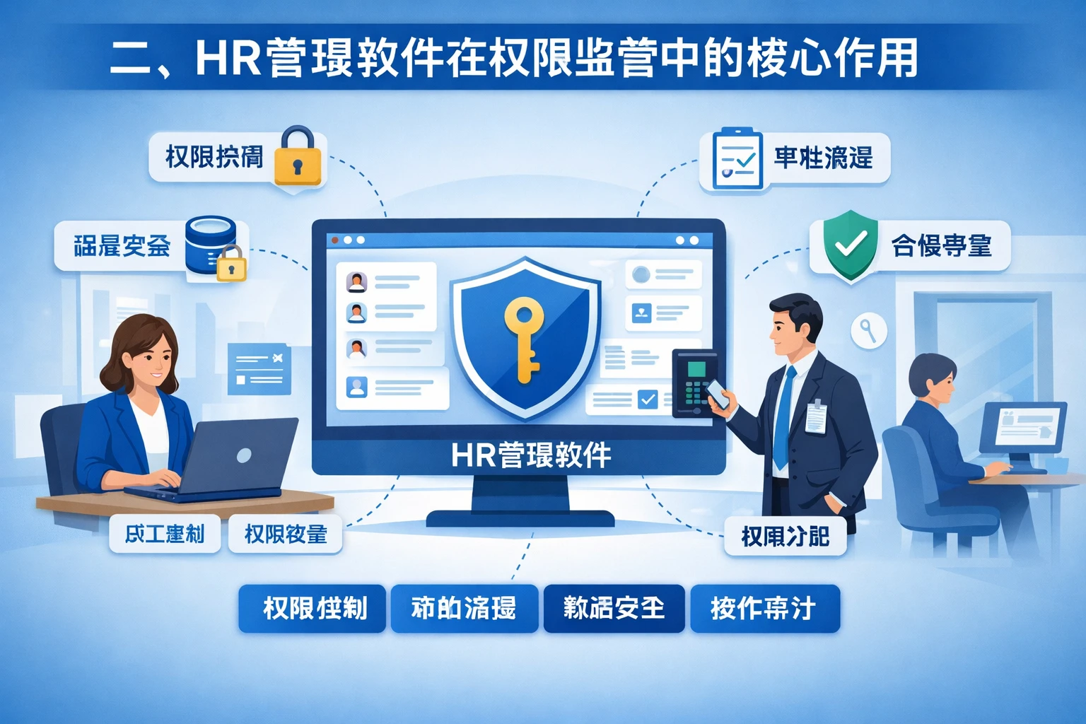 二、HR管理软件在权限监管中的核心作用