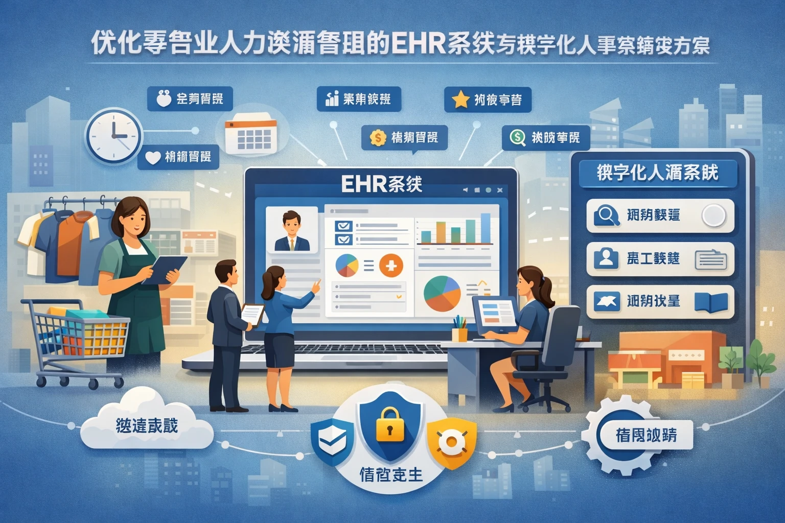 优化零售业人力资源管理的ehr系统与数字化人事系统解决方案