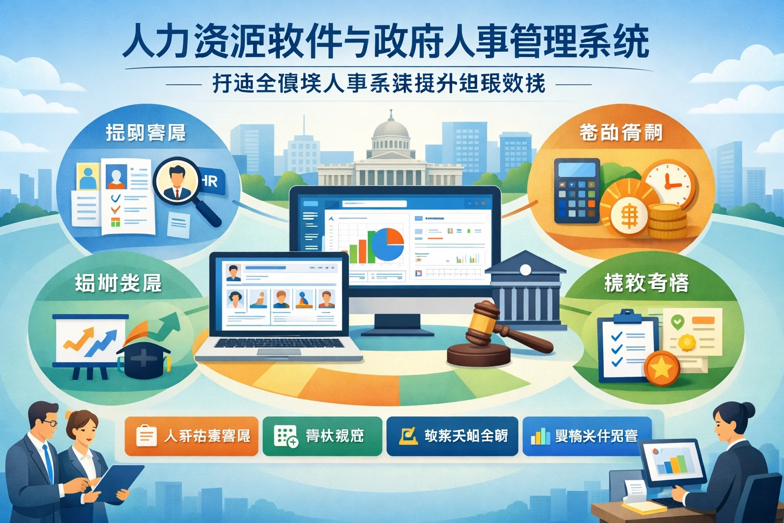 人力资源软件与政府人事管理系统：打造全模块人事系统提升组织效能