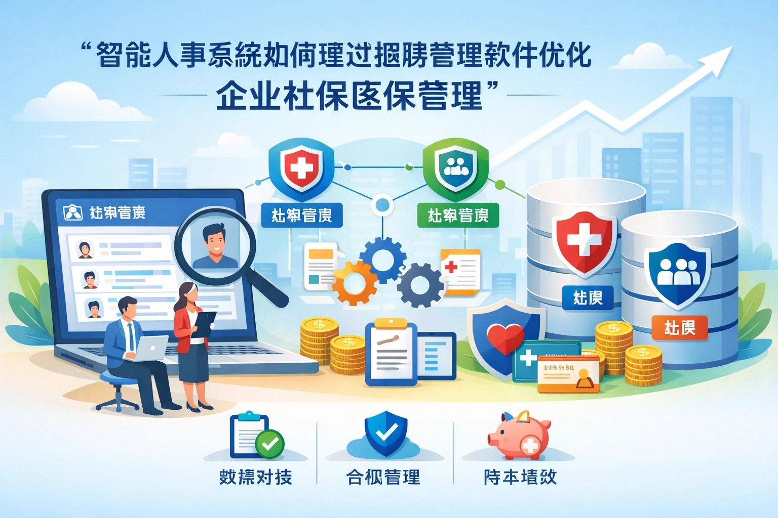 智能人事系统如何通过招聘管理软件优化企业社保医保管理