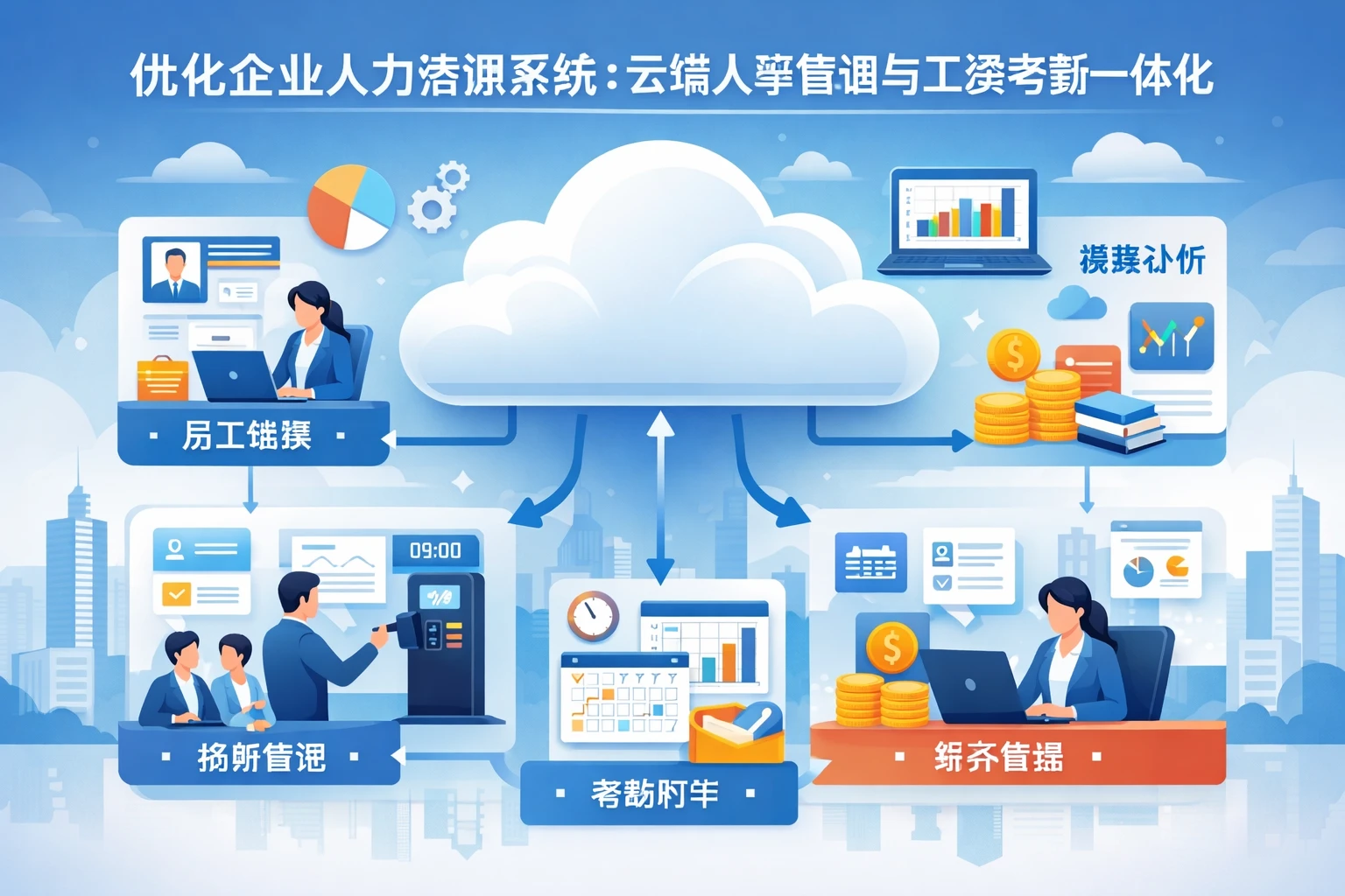 优化企业人力资源系统：云端人事管理与工资考勤一体化解决方案