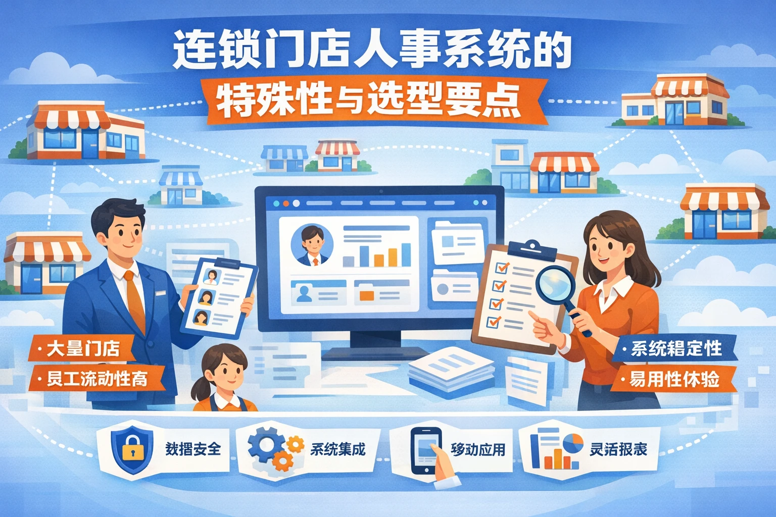 连锁门店人事系统的特殊性与选型要点