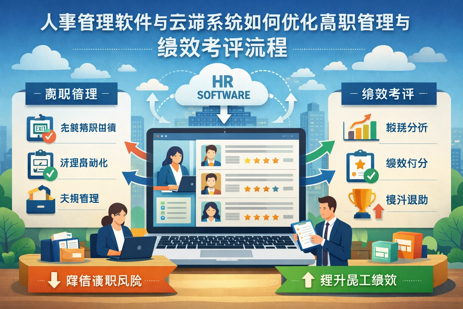 人事管理软件与云端系统如何优化离职管理与绩效考评流程