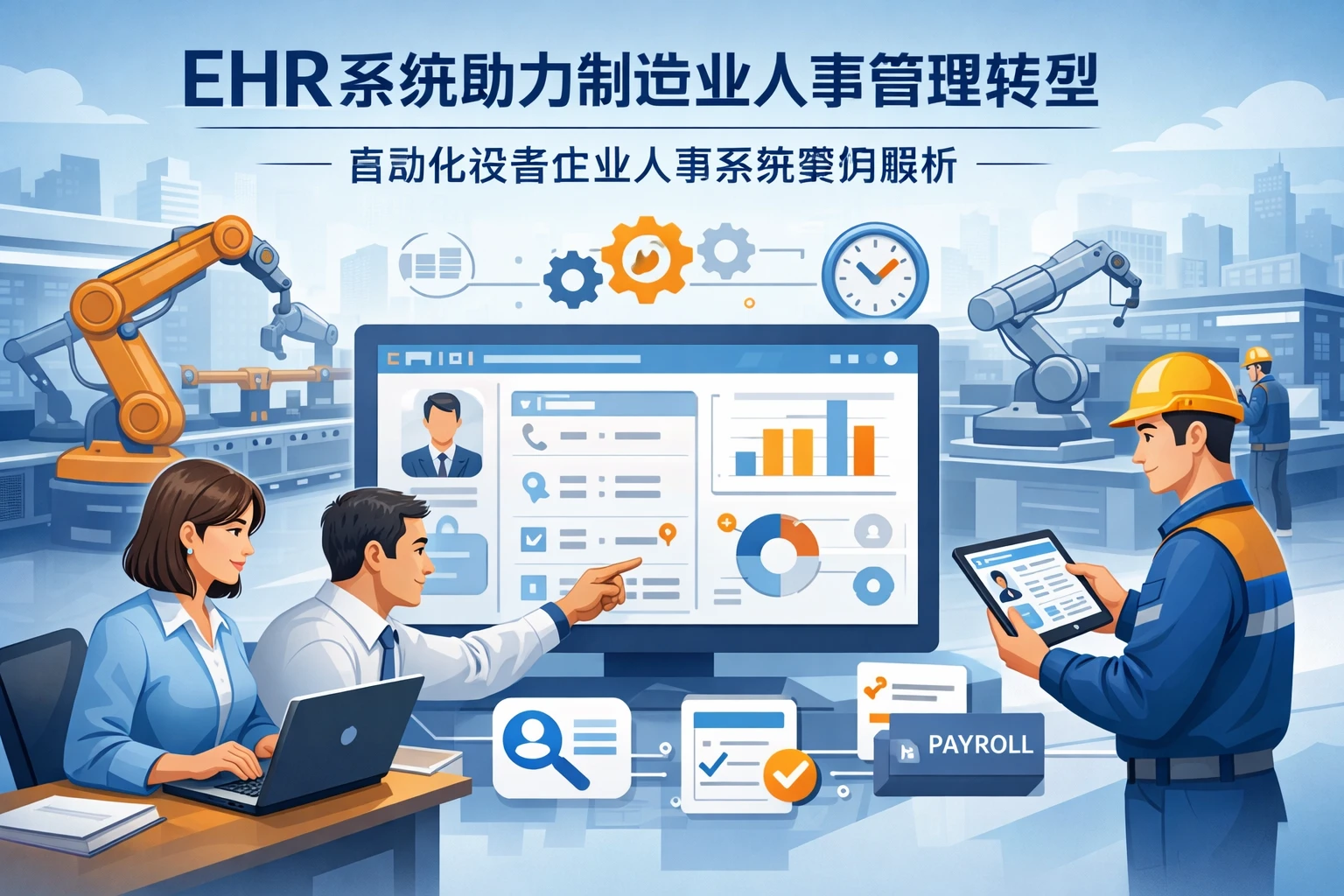 EHR系统助力制造业人事管理转型：自动化设备企业人事系统案例解析