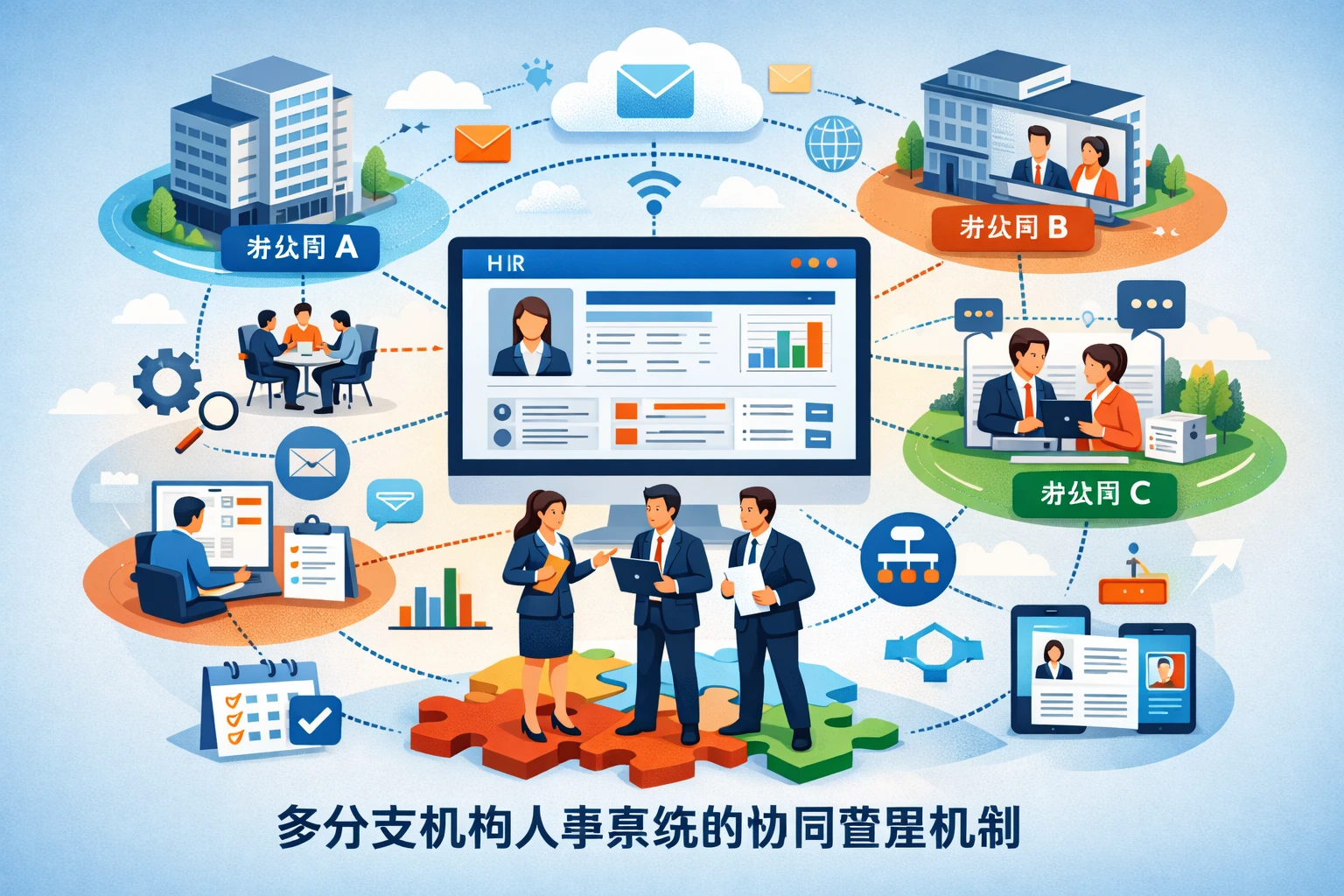 多分支机构人事系统的协同管理机制