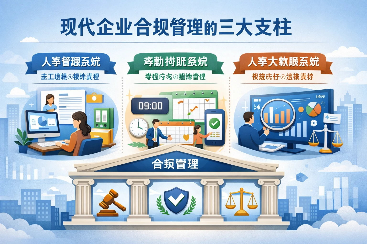 人事管理系统、考勤排班系统与人事大数据系统：现代企业合规管理的三大支柱