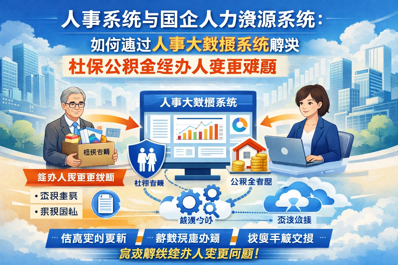 人事系统与国企人力资源系统：如何通过人事大数据系统解决社保公积金经办人变更难题