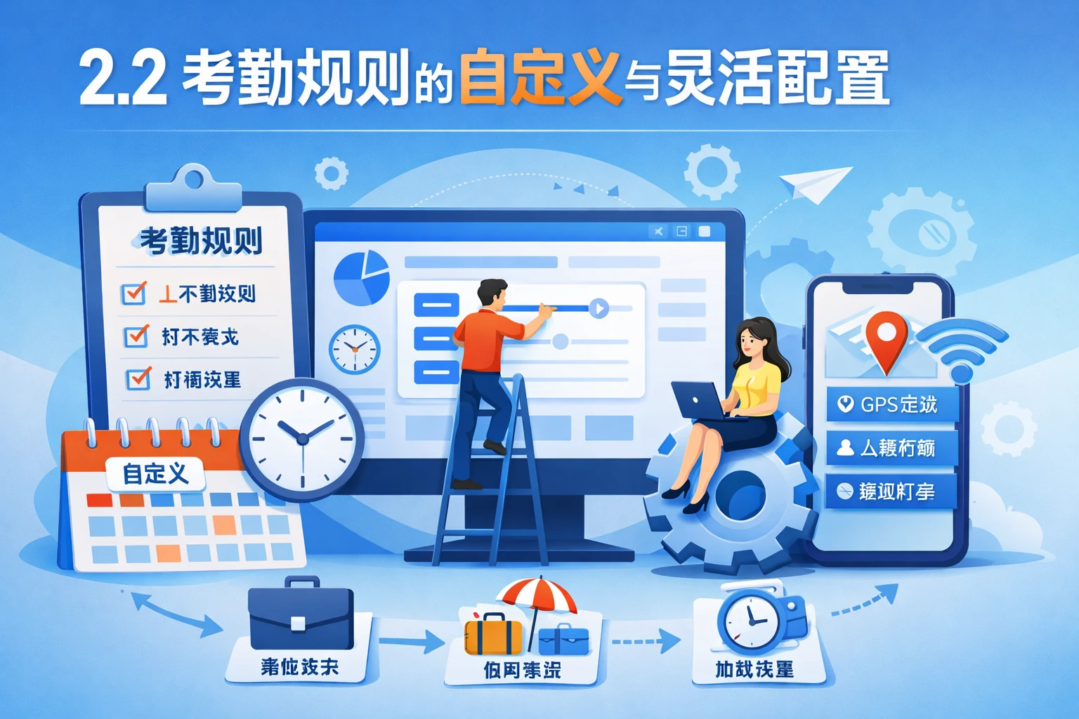 2.2 考勤规则的自定义与灵活配置