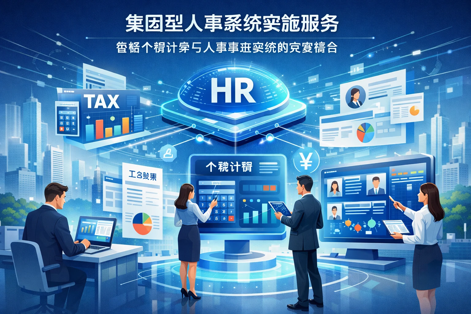 集团型人事系统实施服务：智能个税计算与人事管理系统的完美融合