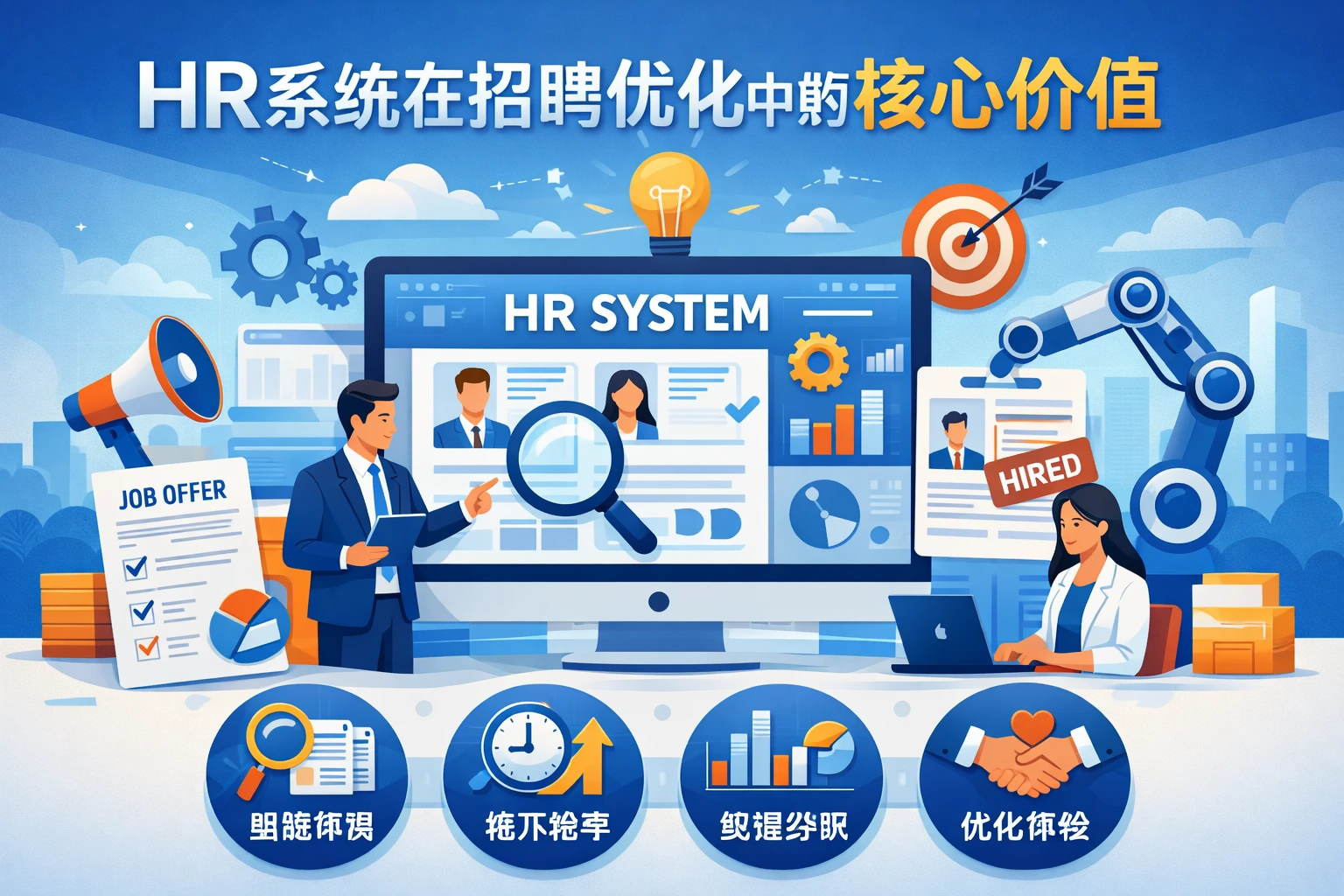 HR系统在招聘优化中的核心价值