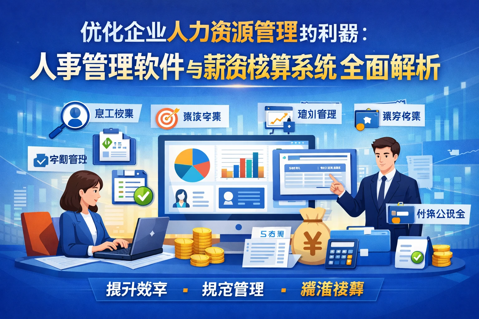 优化企业人力资源管理的利器：人事管理软件与薪资核算系统全面解析