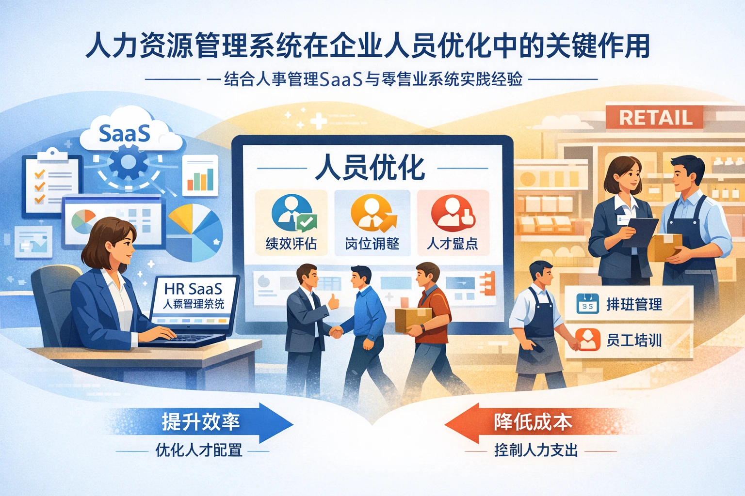 人力资源管理系统在企业人员优化中的关键作用——结合人事管理SaaS与零售业系统实践经验