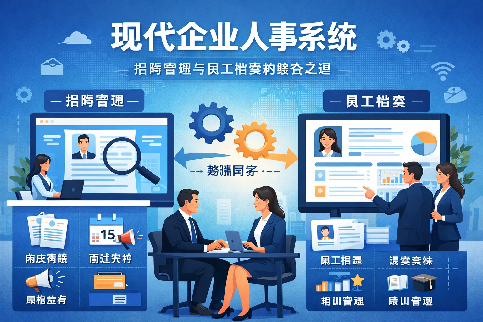 现代企业人事系统:招聘管理与员工档案的整合之道