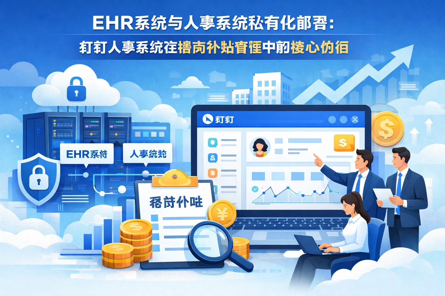 EHR系统与人事系统私有化部署:钉钉人事系统在稳岗补贴管理中的核心价值
