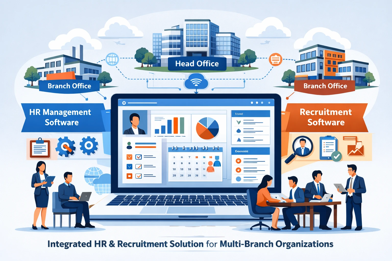人事管理软件与招聘管理软件:多分支机构人事系统一体化解决方案