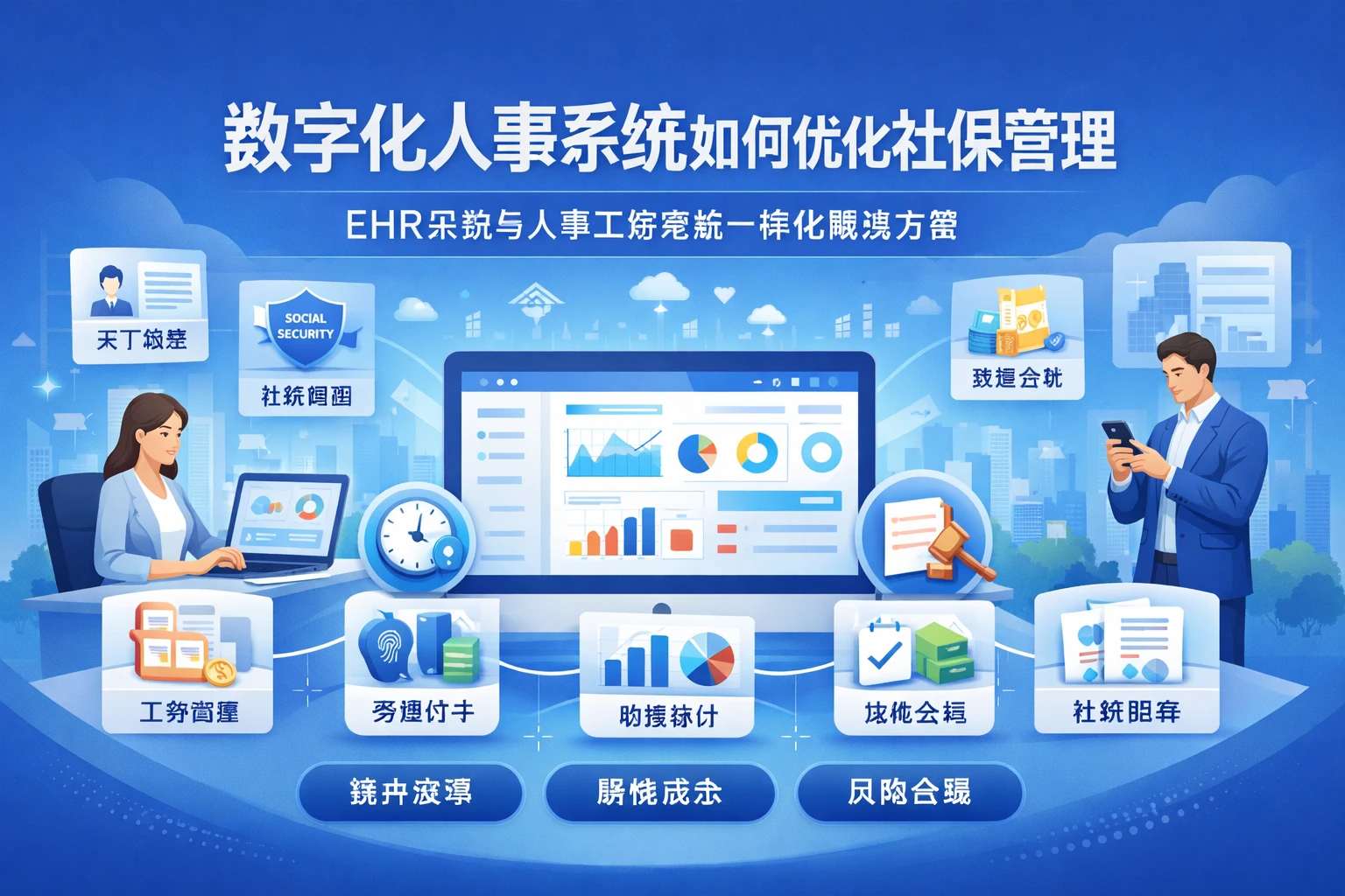 数字化人事系统如何优化社保管理：ehr系统与人事工资考勤一体化解决方案