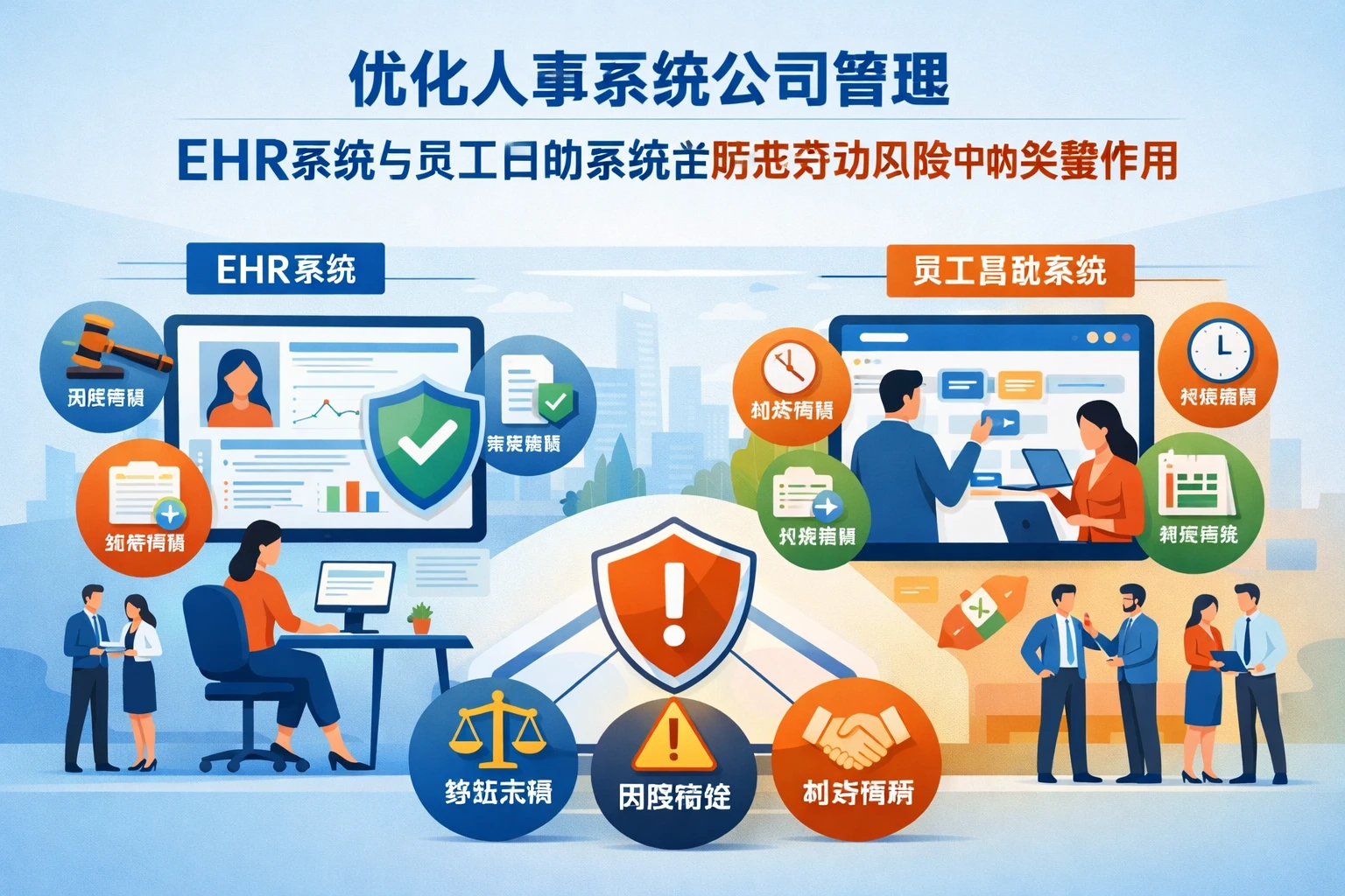 优化人事系统公司管理：EHR系统与员工自助系统在防范劳动风险中的关键作用