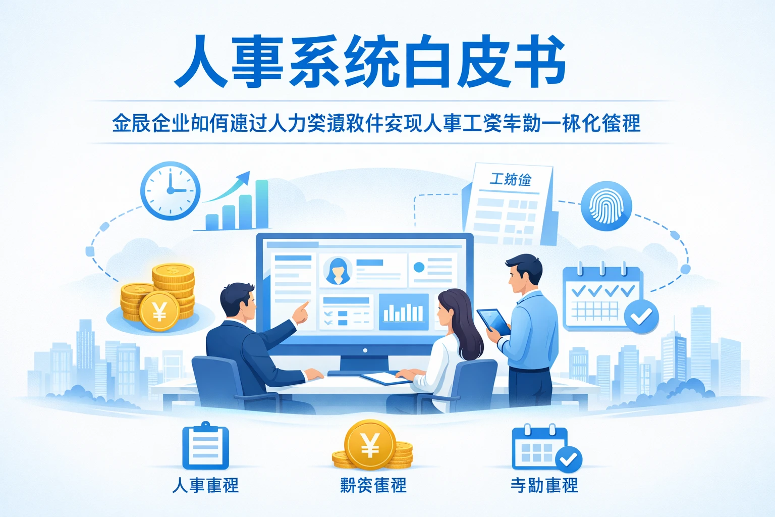 人事系统白皮书：金融企业如何通过人力资源软件实现人事工资考勤一体化管理