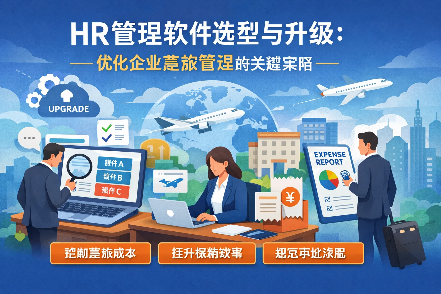 HR管理软件选型与升级：优化企业差旅管理的关键策略